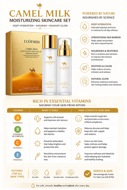 Milk Moisturizing Set Lotion Face Cream Skin Care Products