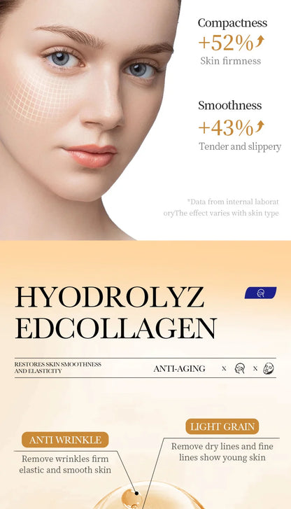 10PCS Collagen Anti-Wrinkle Facial Masks – Anti-Aging, Moisturizing & Firming Korean Skincare