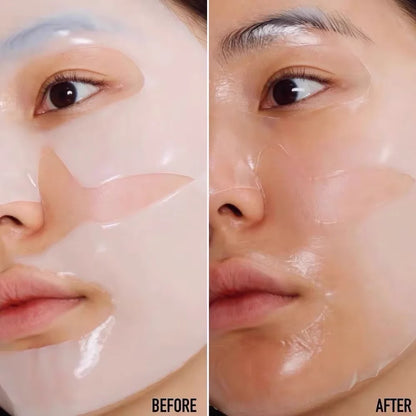 10PCS Collagen Anti-Wrinkle Facial Masks – Anti-Aging, Moisturizing & Firming Korean Skincare