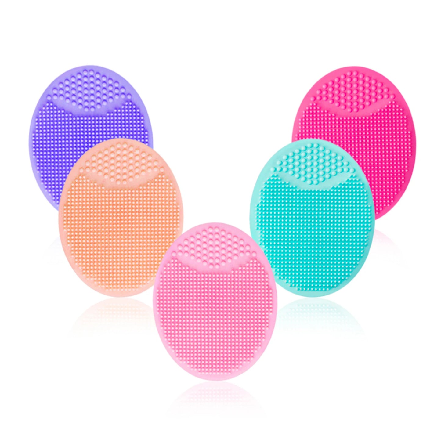 Soft Silicone Face Cleansing Brush & Massager – Gentle Exfoliating Facial Scrubber for Men & Women