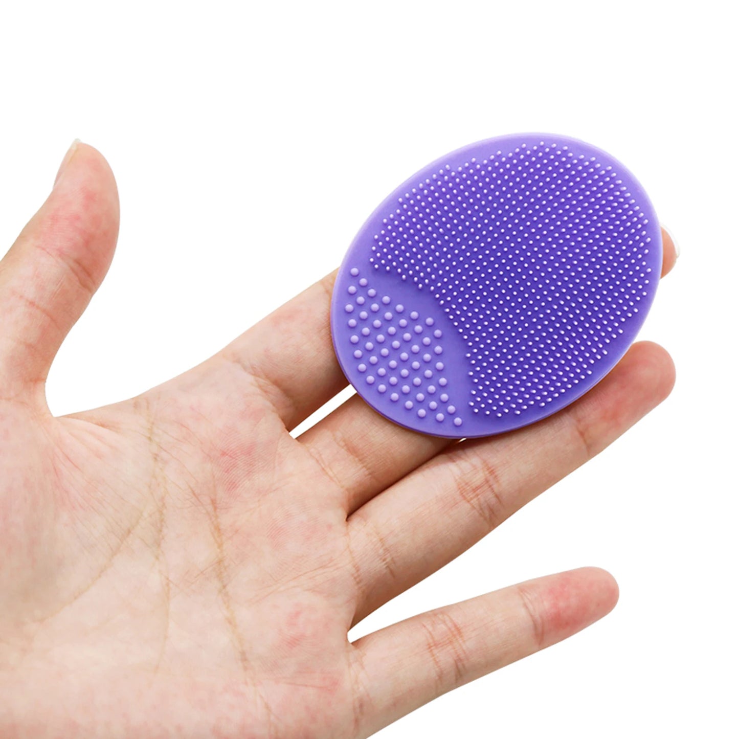 Soft Silicone Face Cleansing Brush & Massager – Gentle Exfoliating Facial Scrubber for Men & Women