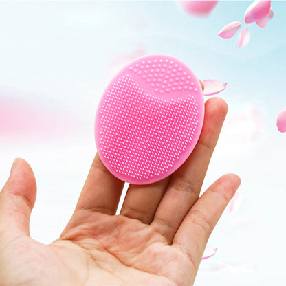 Soft Silicone Face Cleansing Brush & Massager – Gentle Exfoliating Facial Scrubber for Men & Women