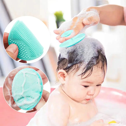 Soft Silicone Face Cleansing Brush & Massager – Gentle Exfoliating Facial Scrubber for Men & Women