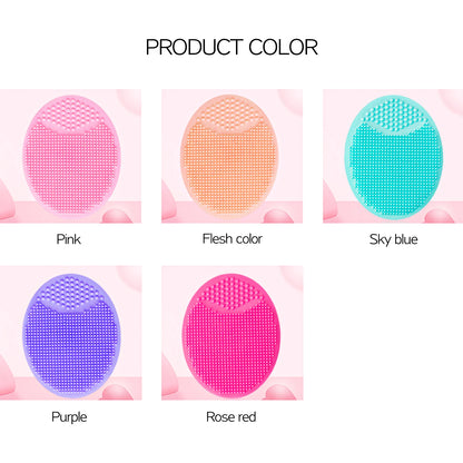 Soft Silicone Face Cleansing Brush & Massager – Gentle Exfoliating Facial Scrubber for Men & Women