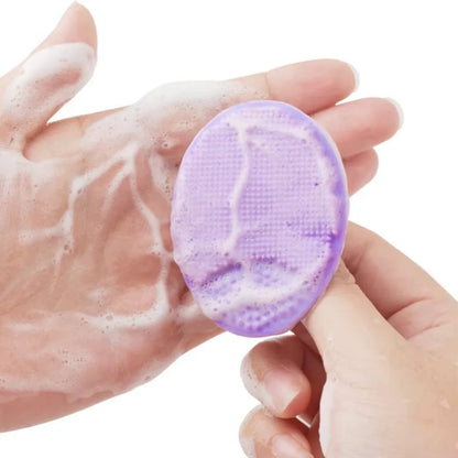 Soft Silicone Face Cleansing Brush & Massager – Gentle Exfoliating Facial Scrubber for Men & Women