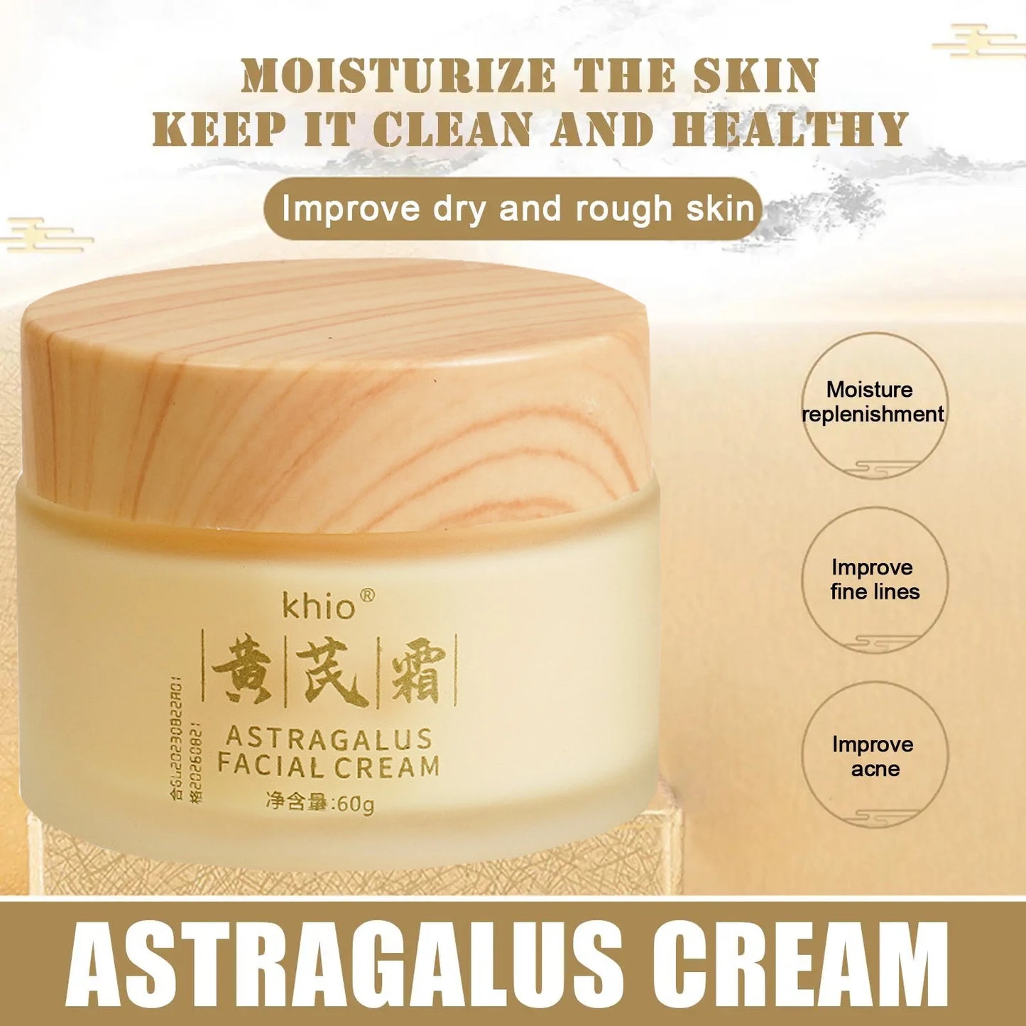 Astragalus Whitening Face Cream – Brighten & Anti-Aging